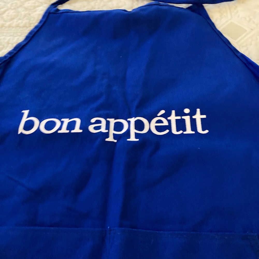 Barbecue!!! New in Bag Full Apron “Bon Appetite” Great Color One Size Fits Most